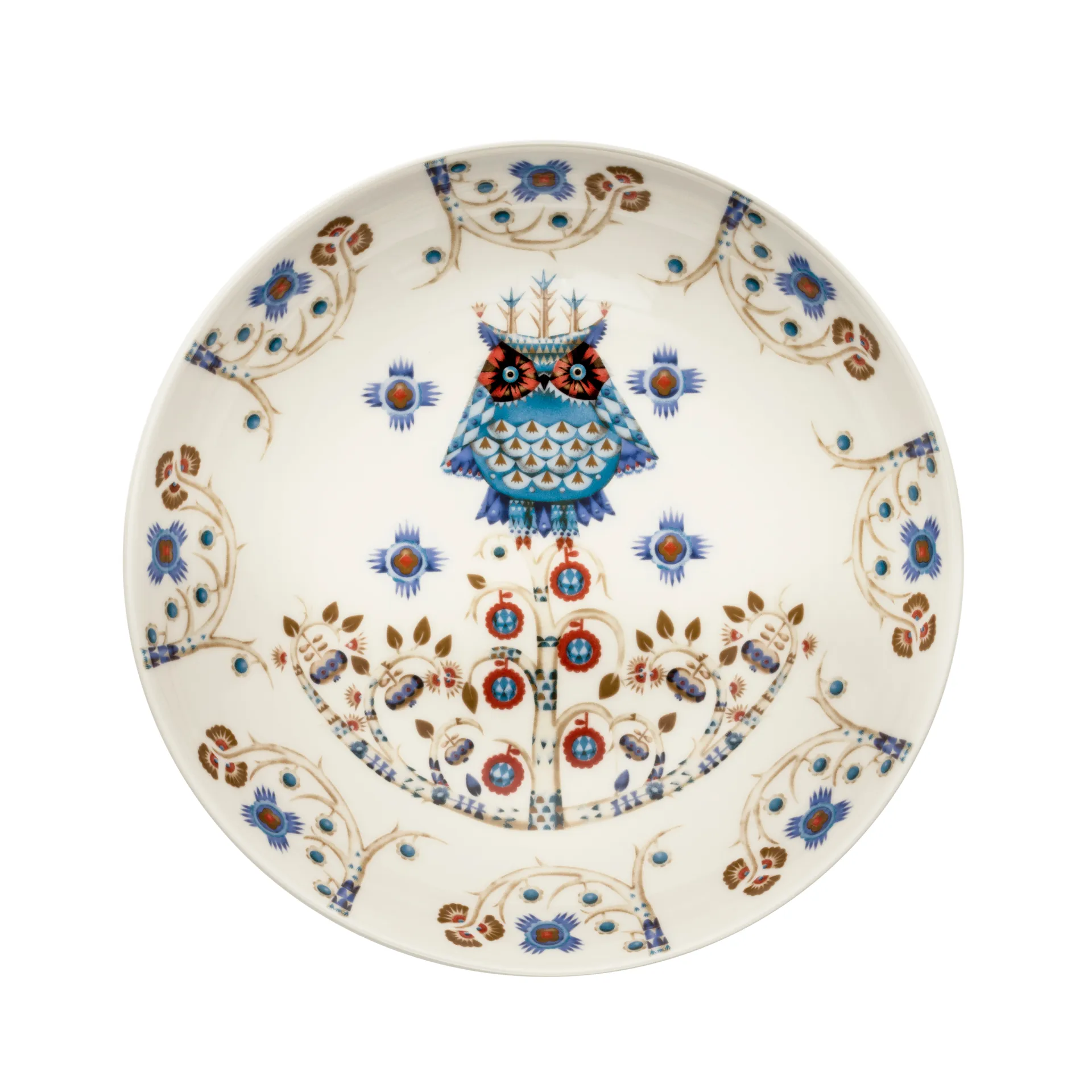 Taika djup tallrik 20 cm, vit mönstrad Iittala