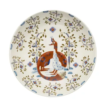 Taika djup tallrik 22 cm - vit mönstrad - Iittala