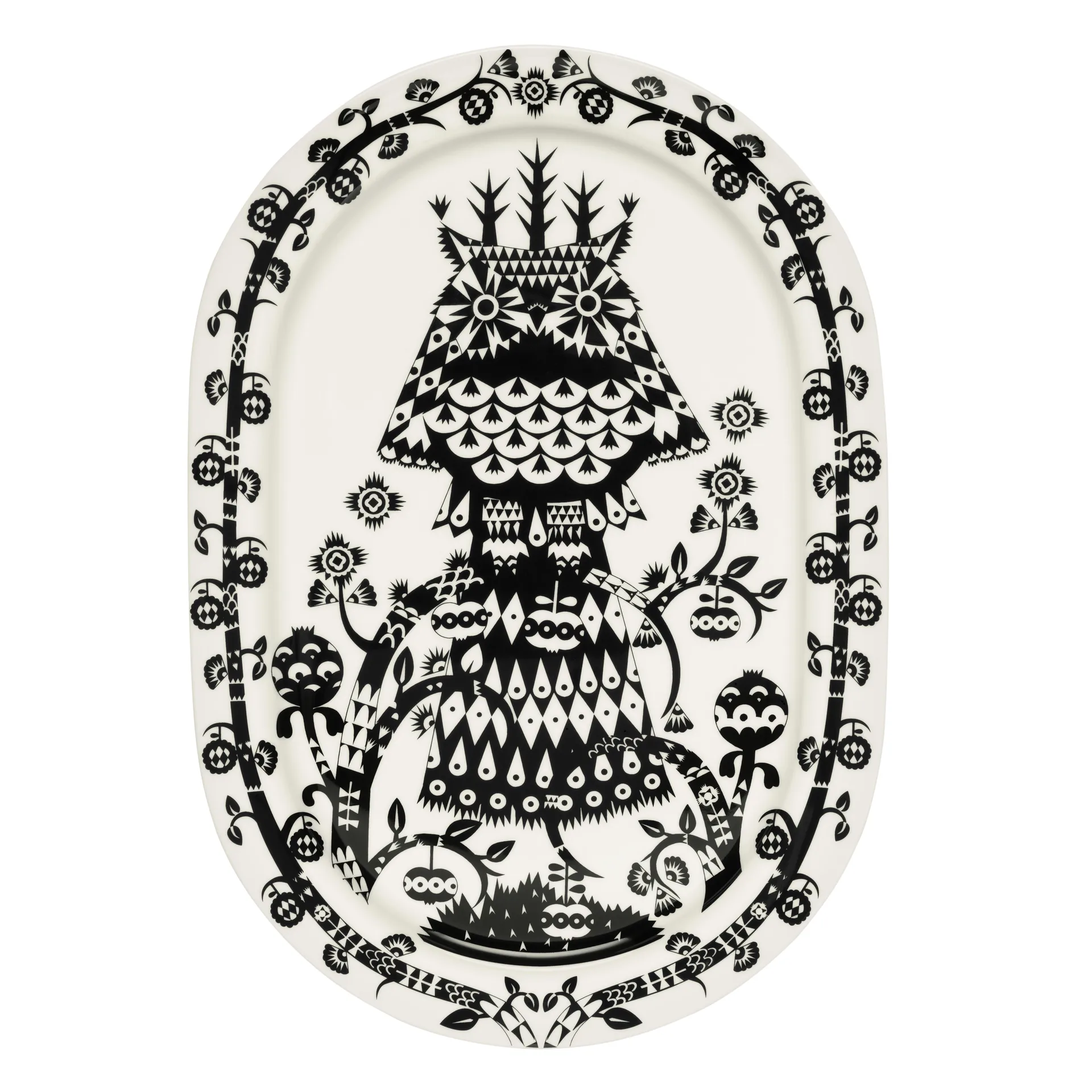 Taika serveringsfat, svart Iittala