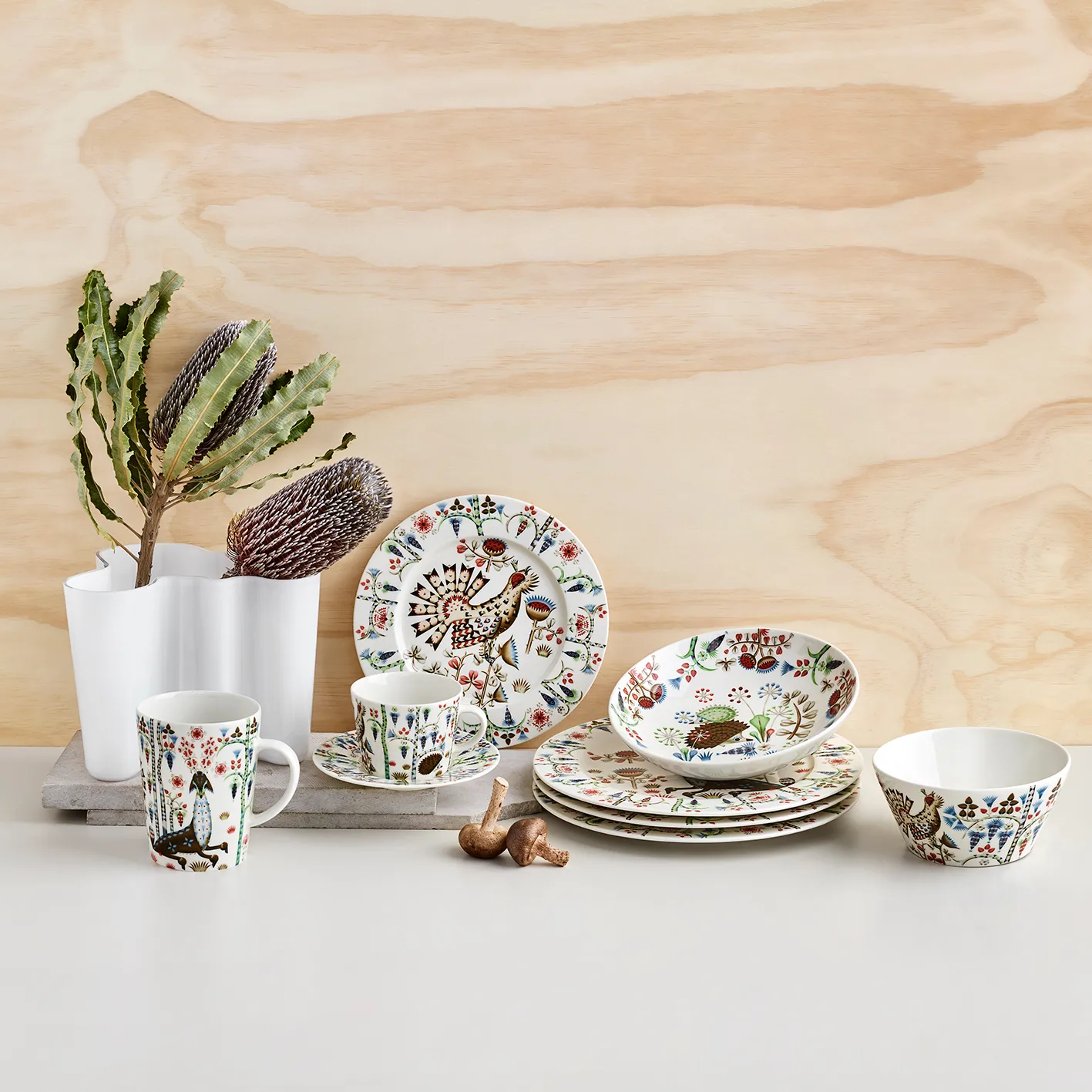 Taika Siimes kaffekopp 20 cl, Vit Iittala