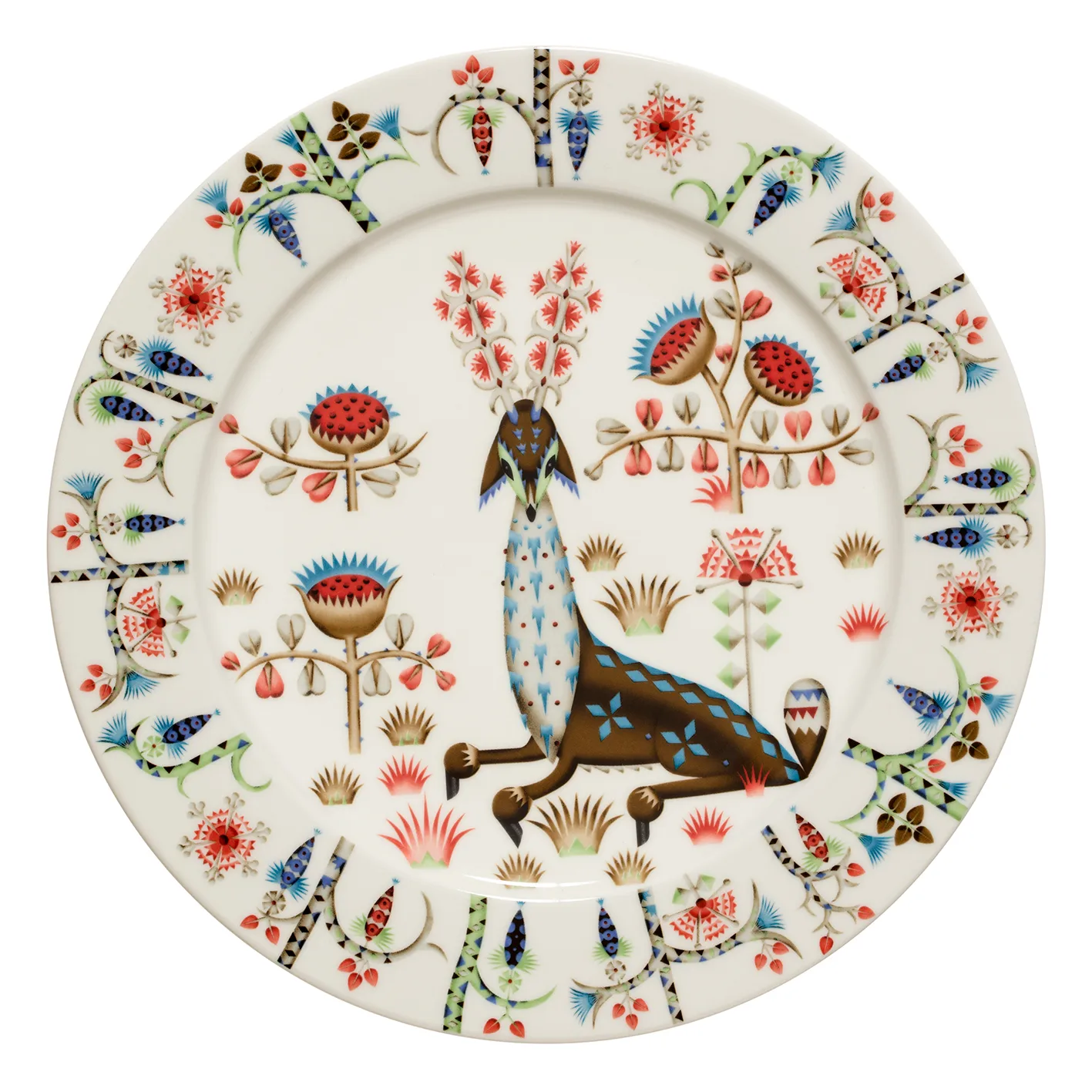 Taika Siimes tallrik 27 cm, Vit Iittala