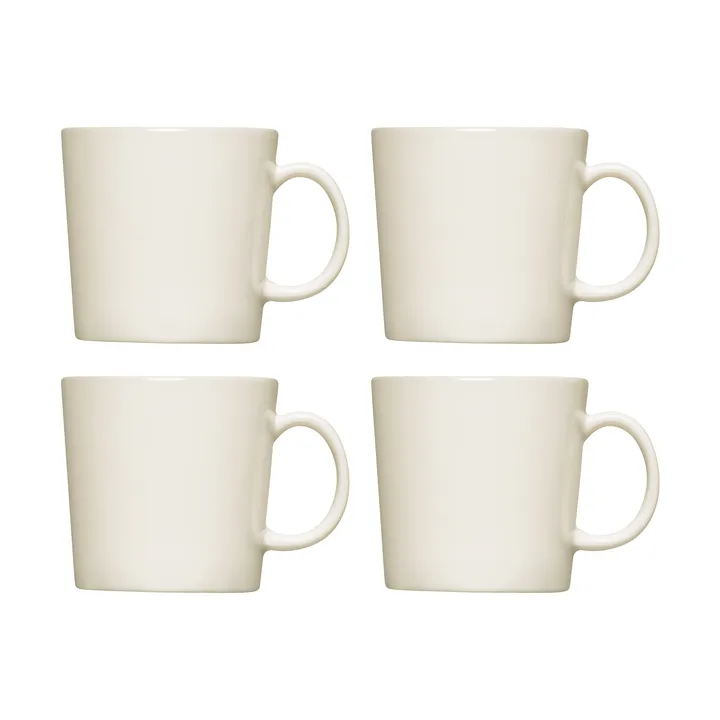Teema mugg 30 cl 4-pack - Vit - Iittala