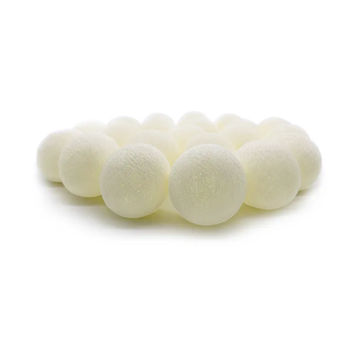 Irislights ljusslinga - Butter yellow, 20 bollar - Irislights