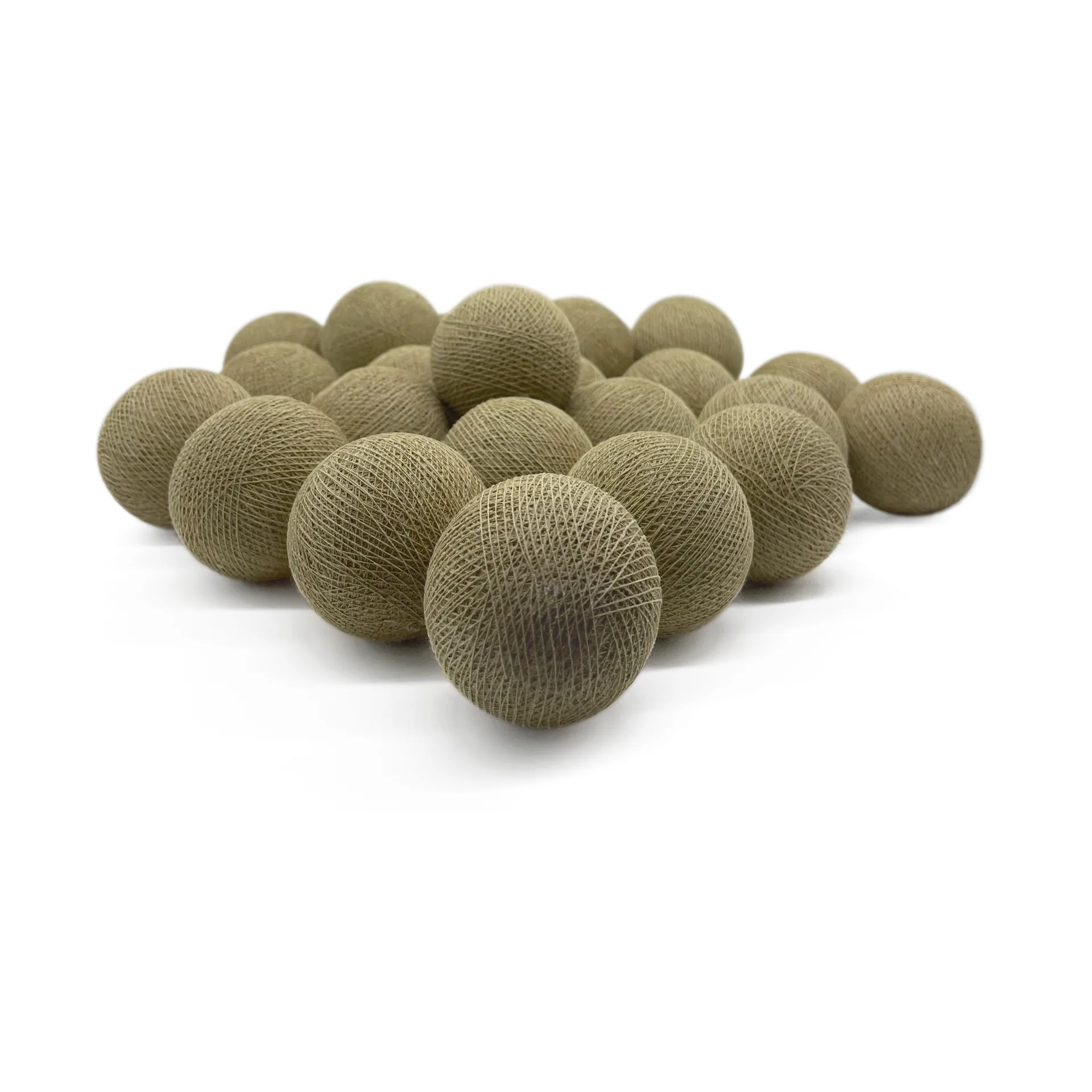 Irislights ljusslinga, Sand beige, 20 bollar Irislights