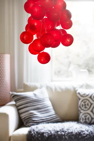 Irislights ljusslinga - Simply red, 20 bollar - Irislights