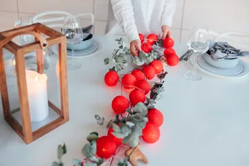 Irislights ljusslinga - Simply red, 20 bollar - Irislights