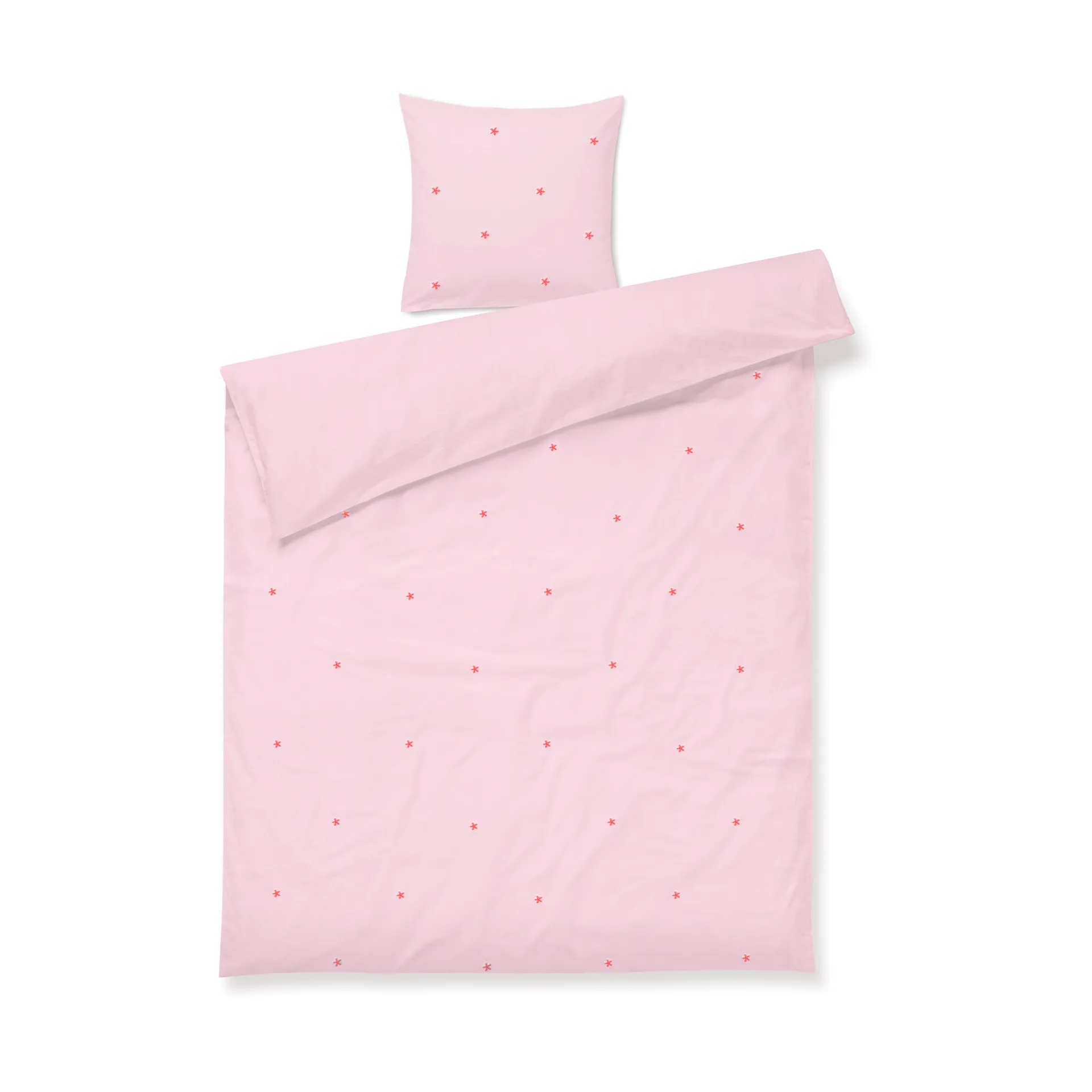 Daisy bäddset 150x210 cm, Pink-röd Juna