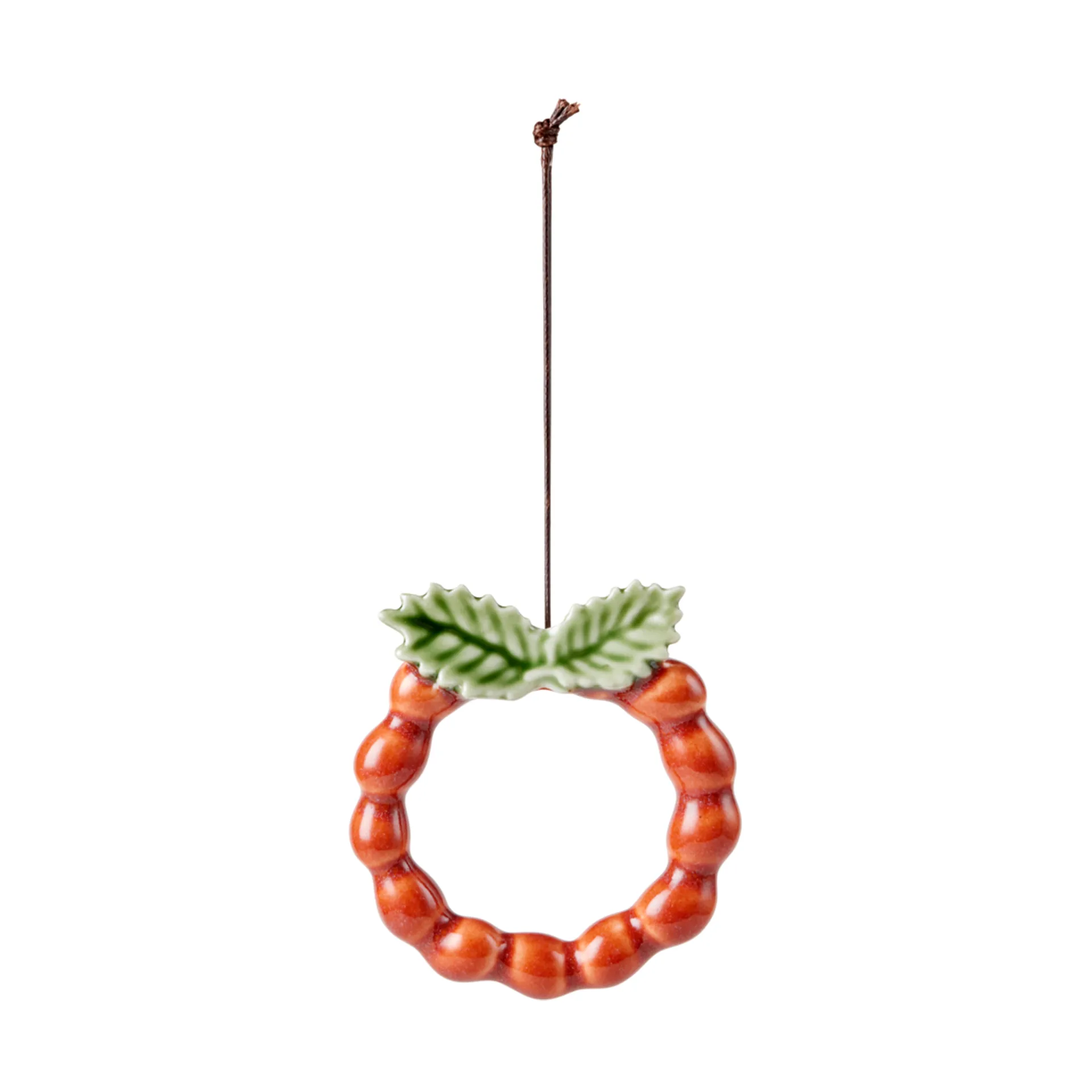 Christmas Tales krans 7 cm, Röd Kähler