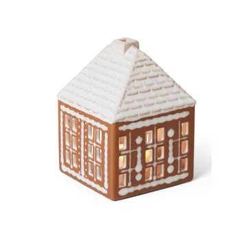 Gingerbread ljushus liten 11 cm - Brun - Kähler