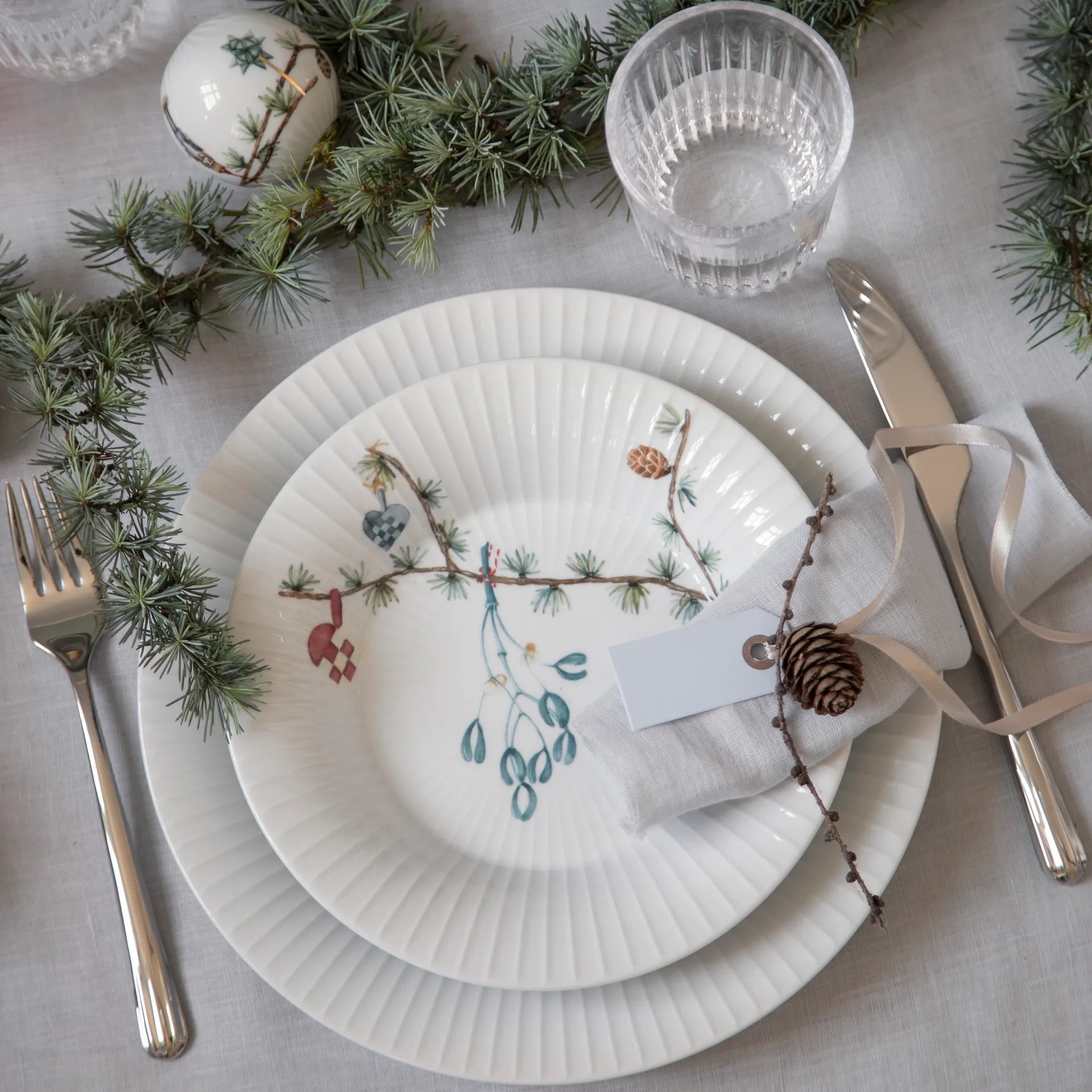 Hammershøi Christmas djup tallrik, 21 cm Kähler