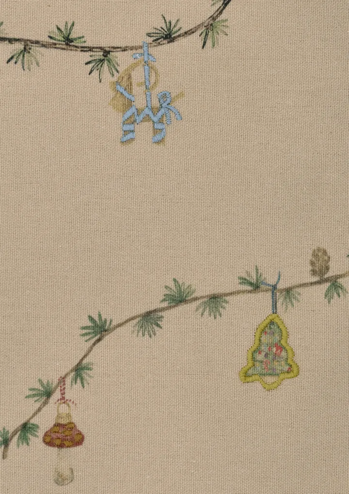 Hammershøi Christmas Duk sand - 150x220 cm - Kähler