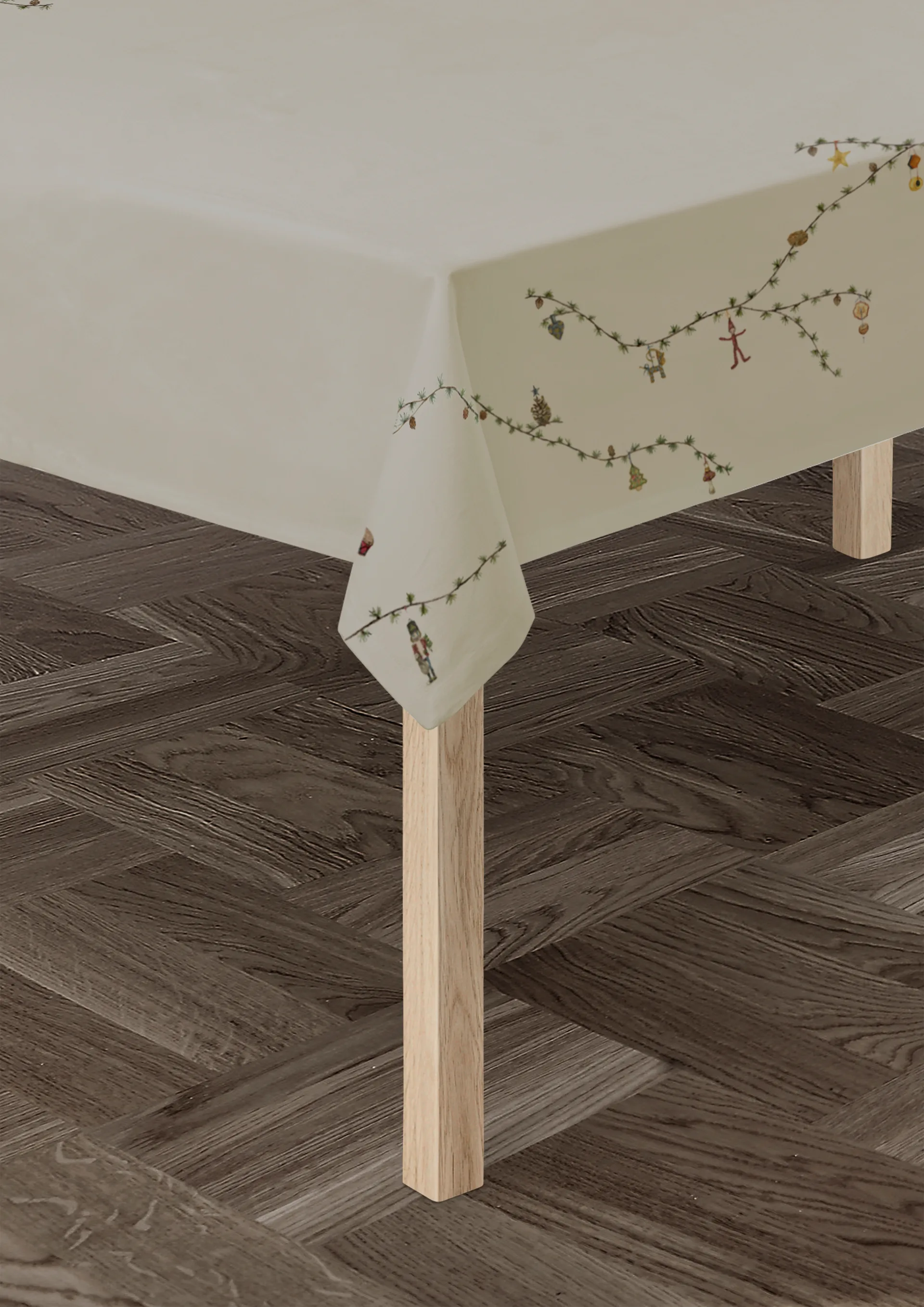 Hammershøi Christmas Duk sand, 150x320 cm Kähler