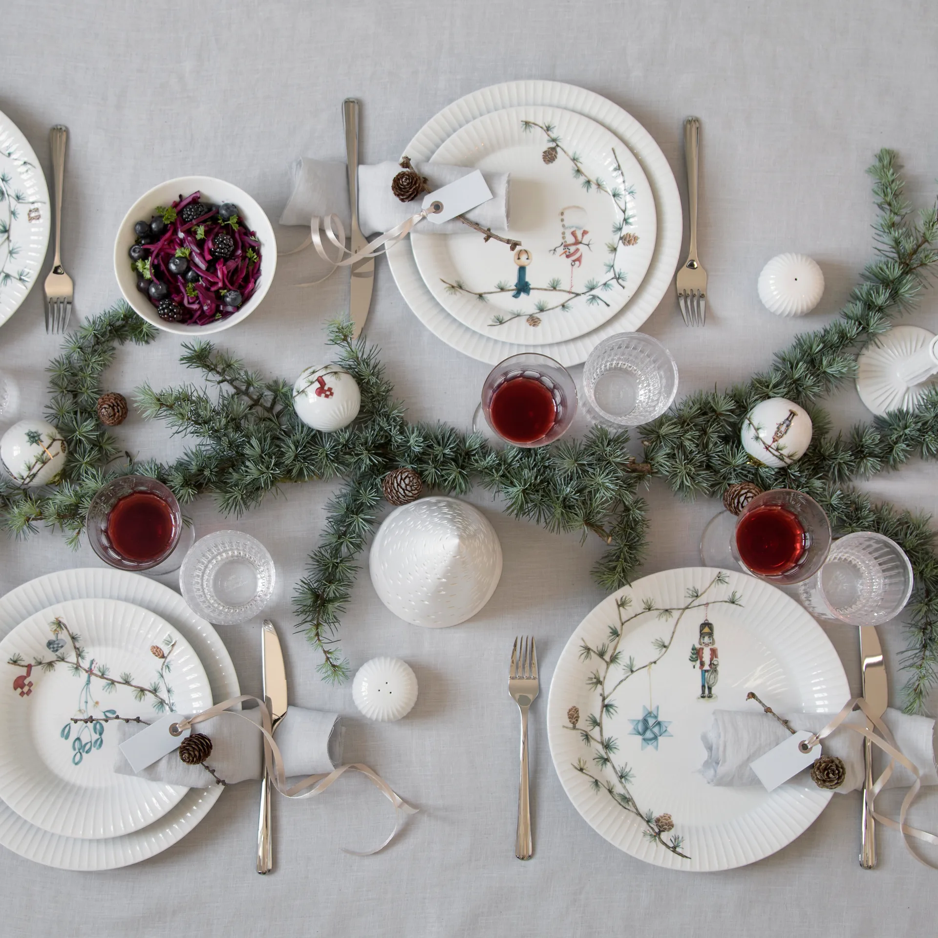 Hammershøi Christmas julservis 18 delar Kähler
