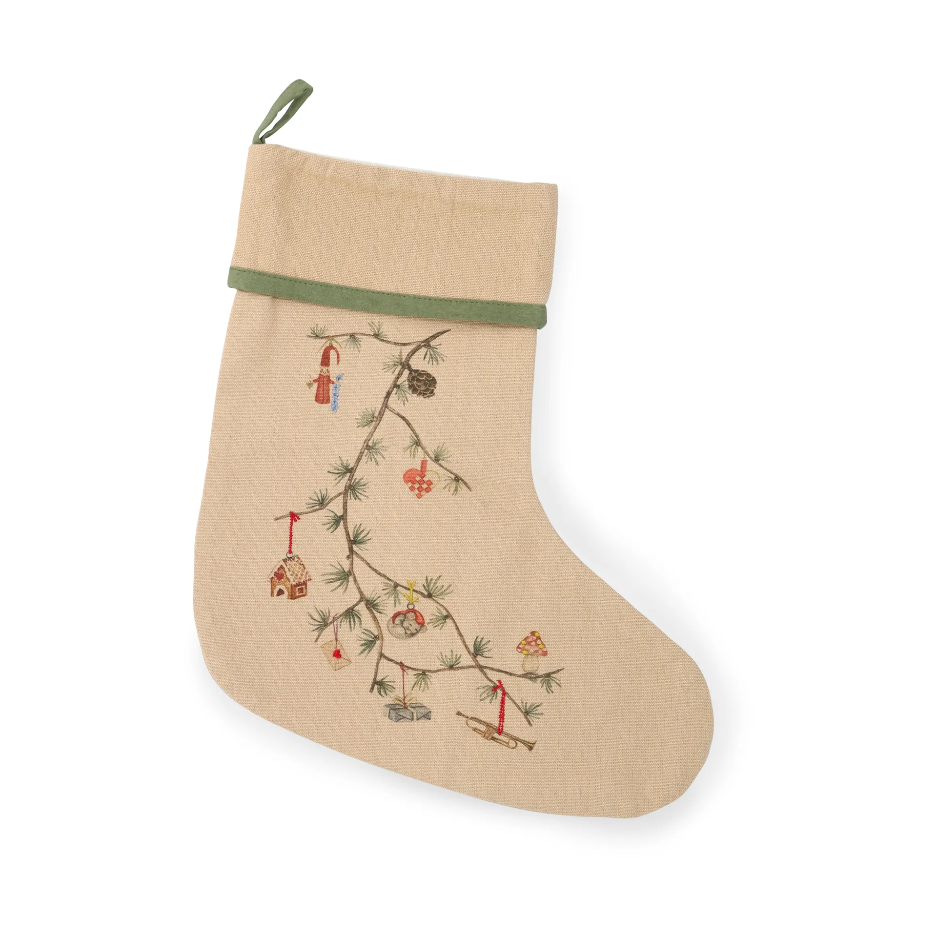 Hammershøi Christmas Julstrumpa, Beige Kähler