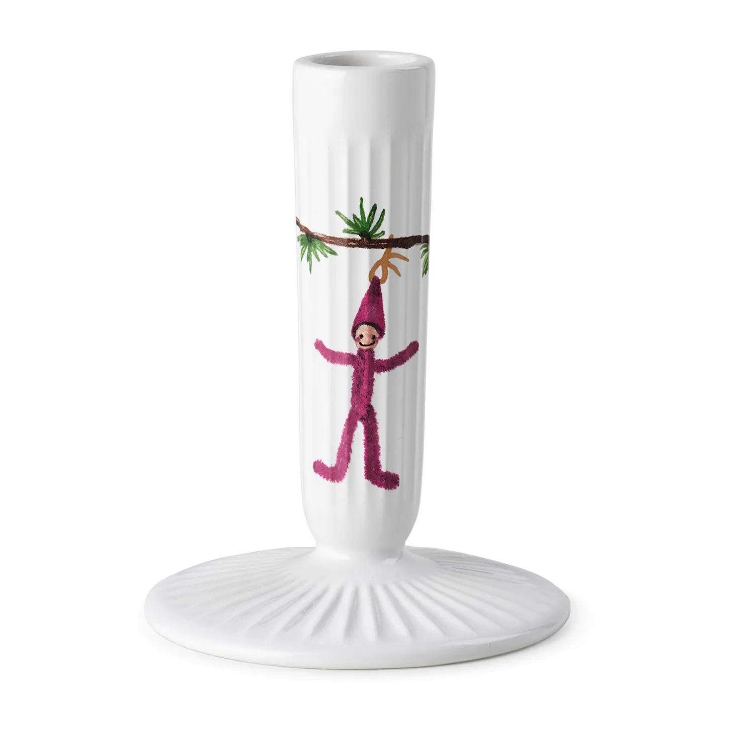 Hammershøi Christmas ljusstake vit, 12 cm Kähler