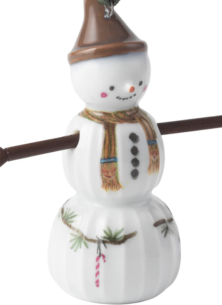Hammershøi Christmas snöpojke hängande, Vit Kähler