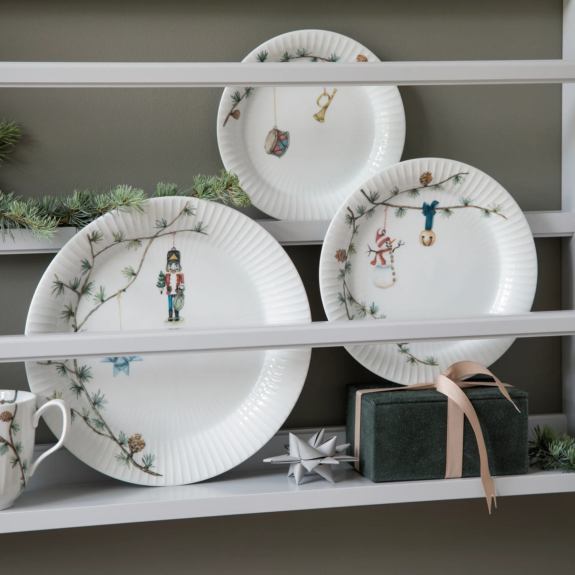 Hammershøi Christmas tallrik, 19 cm Kähler