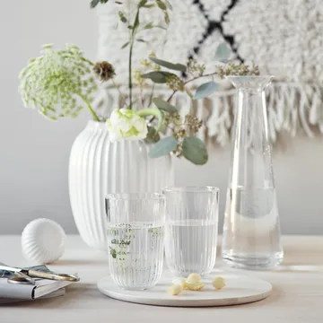 Hammershøi dricksglas 33 cl 4-pack - Klar - Kähler