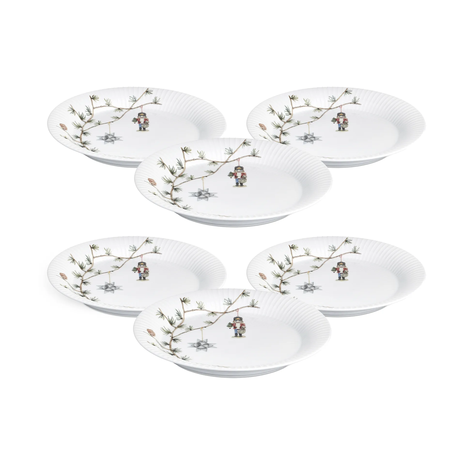 Hammershøi Jul tallrik Ø27 cm 6-pack Kähler