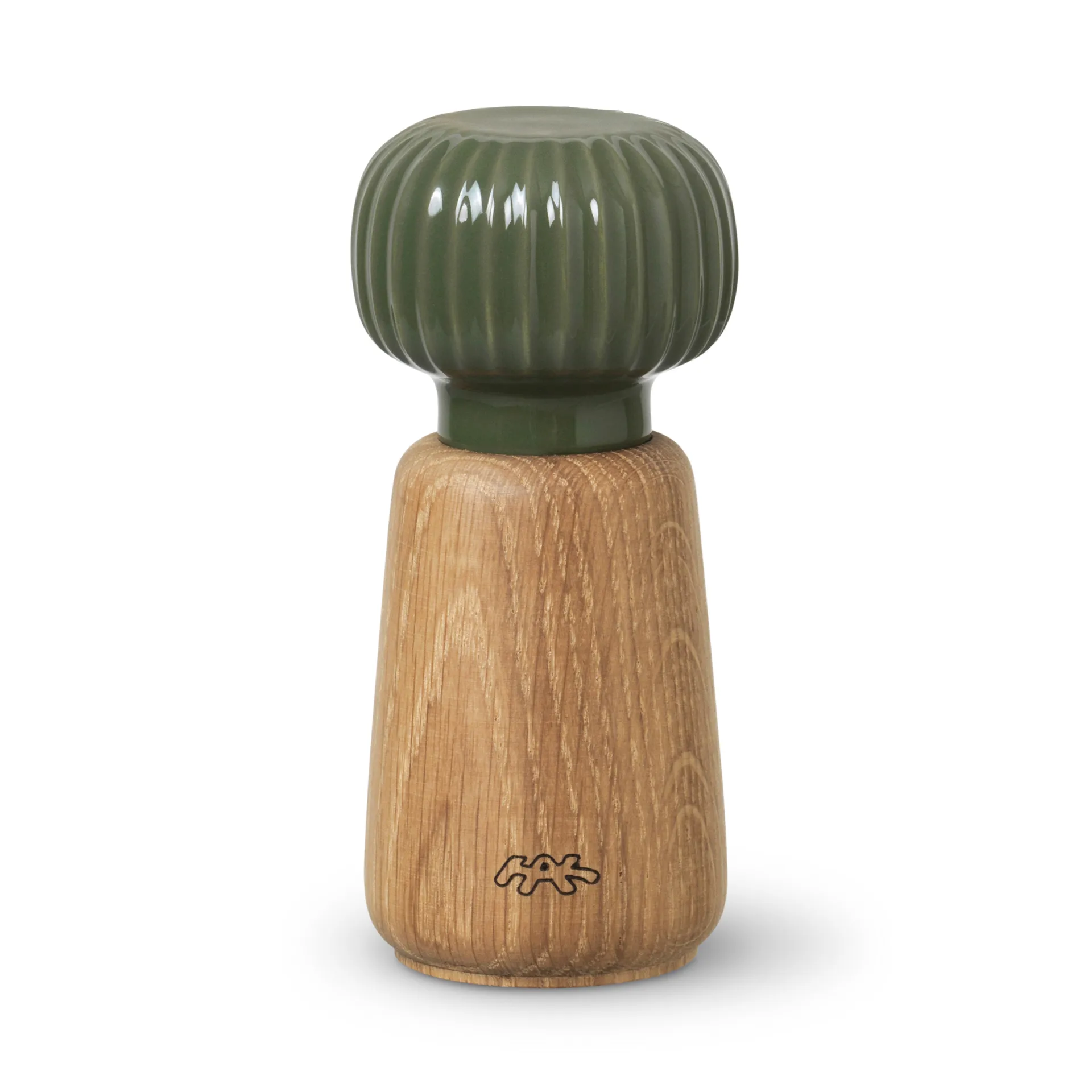 Hammershøi kryddkvarn liten, Mörkgrön, 14 cm Kähler