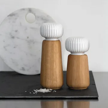 Hammershøi kryddkvarn liten - Vit, 14 cm - Kähler