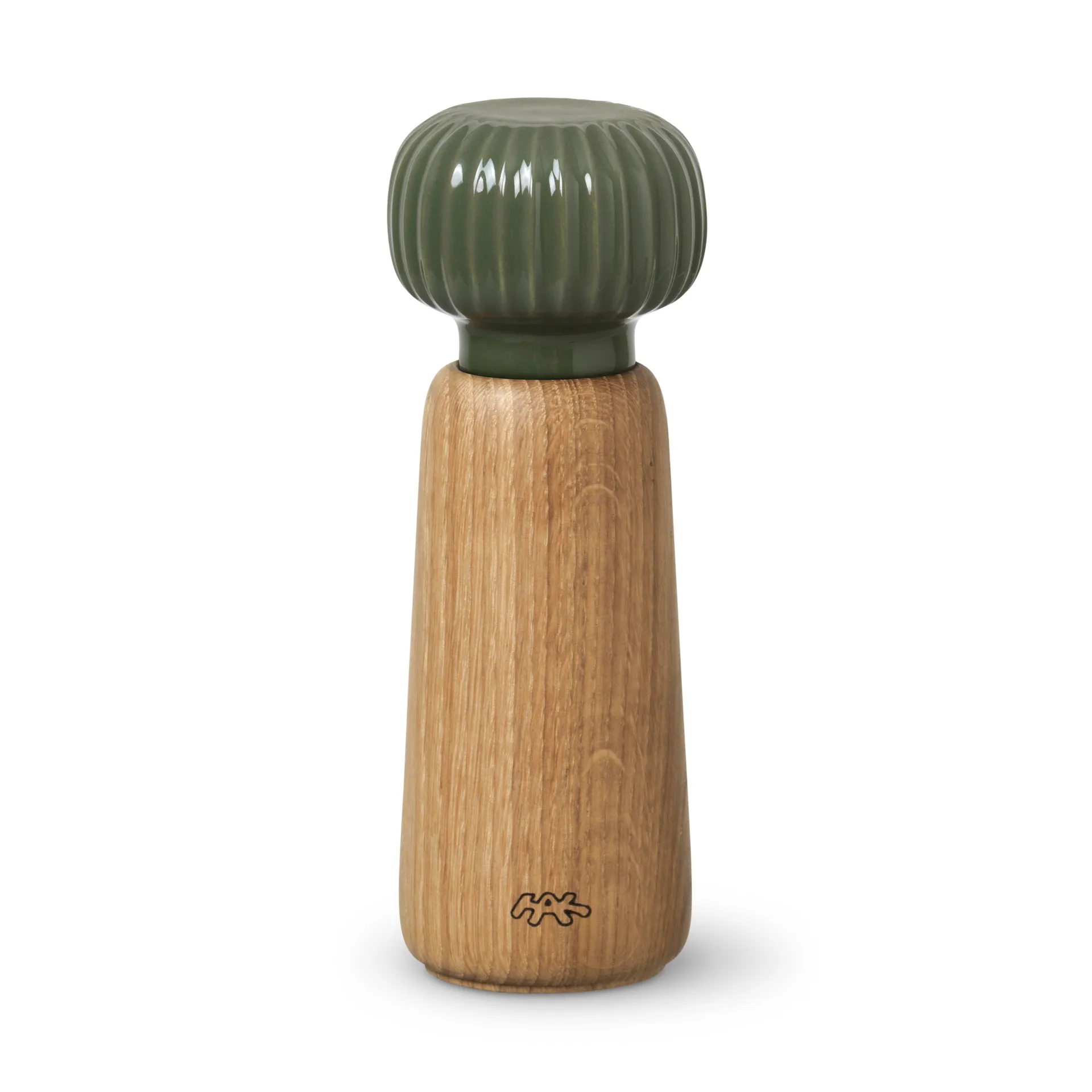 Hammershøi kryddkvarn stor, Mörkgrön, 18 cm Kähler