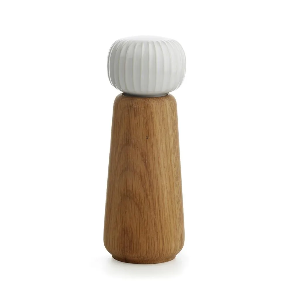 Hammershøi kryddkvarn stor, Vit, 18 cm Kähler