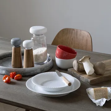 Hammershøi kryddkvarn stor - Vit, 18 cm - Kähler