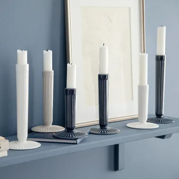 Hammershøi ljusstake 21 cm - vit - Kähler
