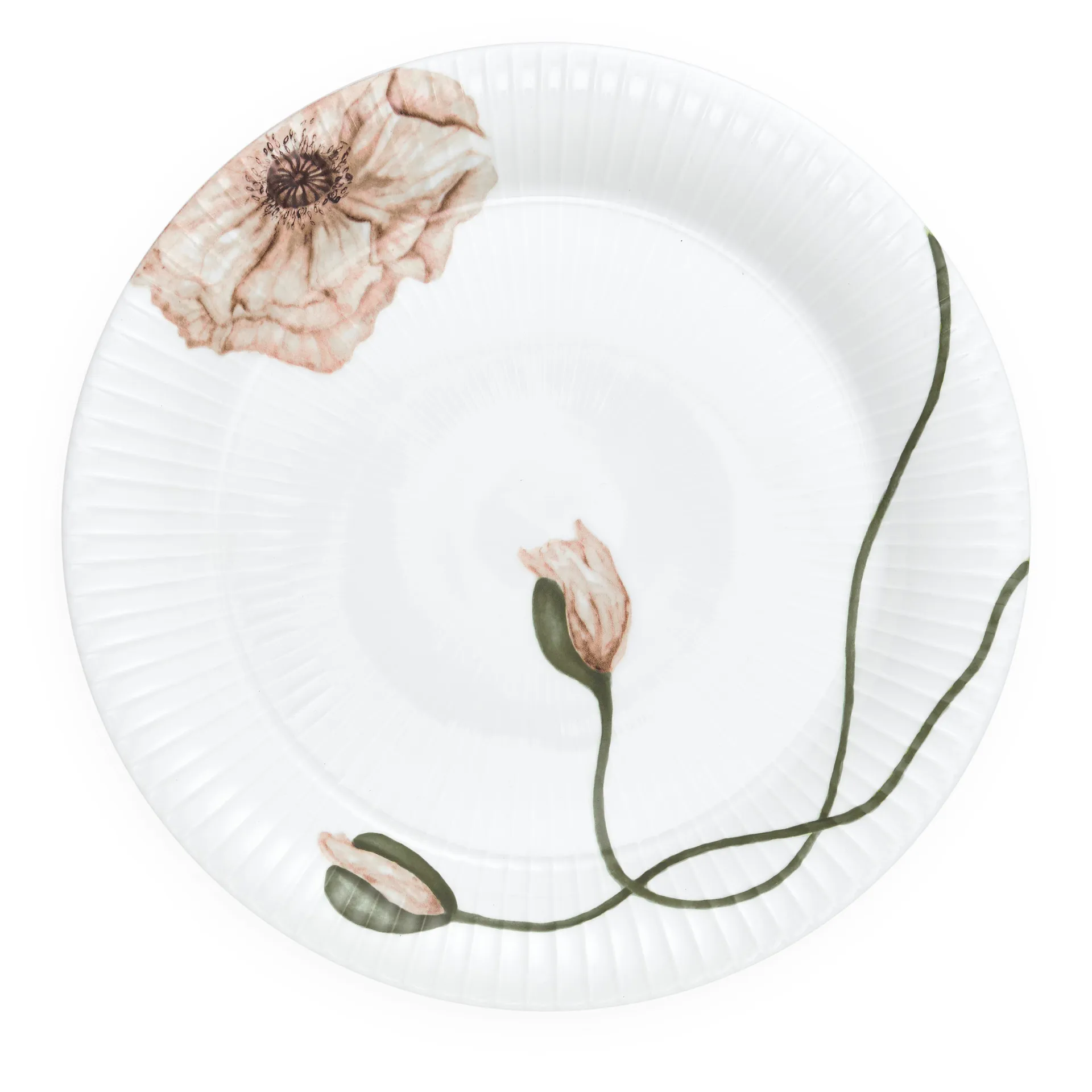 Hammershøi Poppy tallrik 27 cm, Vit Kähler