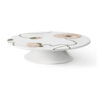 Hammershøi Poppy Tårtfat Ø30 cm - Vit - Kähler