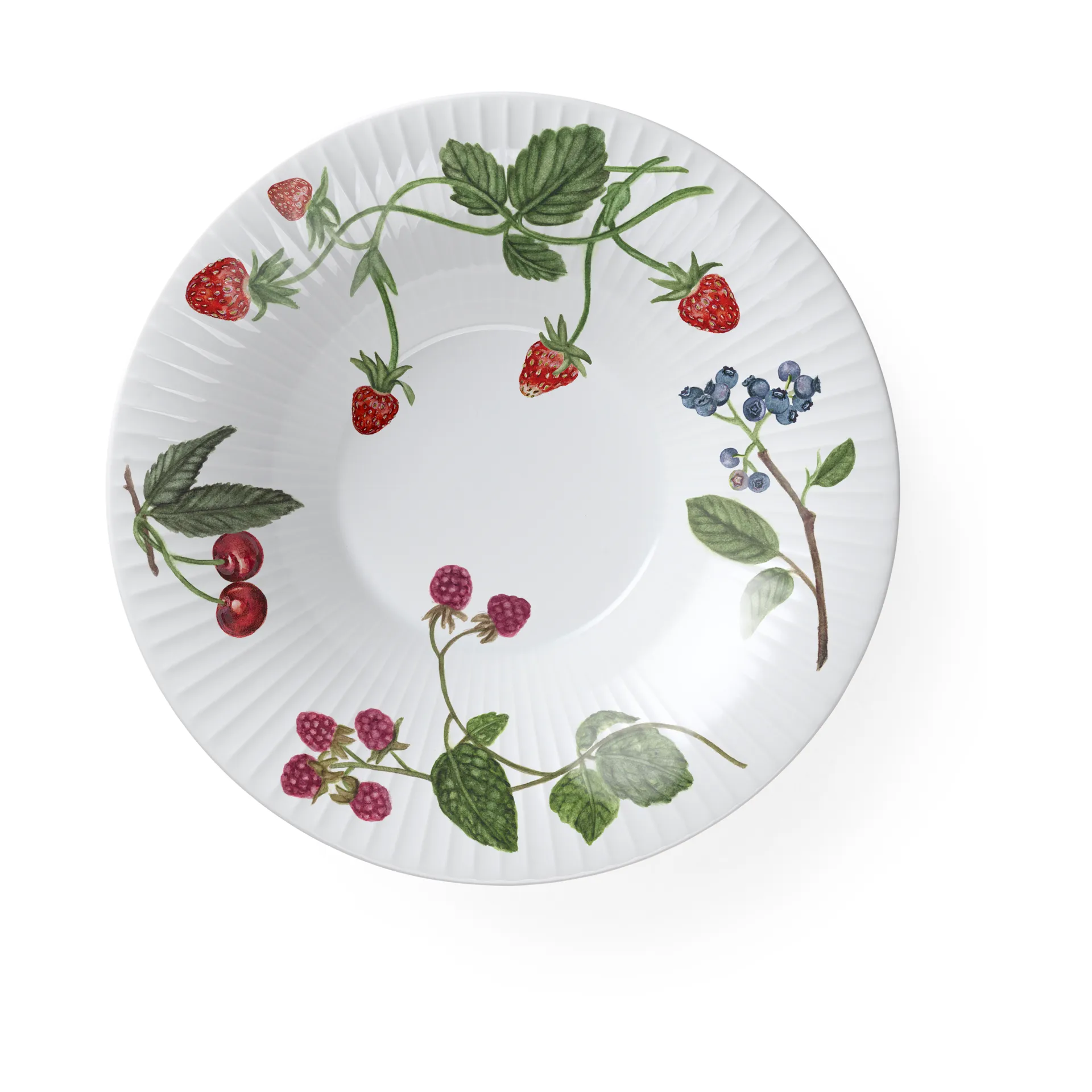 Hammershøi Summer djup tallrik Ø21 cm, Summer berries Kähler