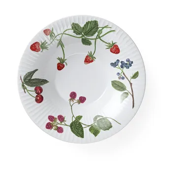 Hammershøi Summer djup tallrik Ø21 cm - Summer berries - Kähler