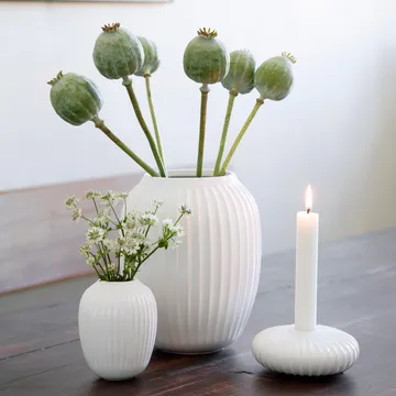 Hammershøi vas - Vit, mellan 21 cm - Kähler