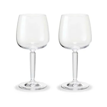 Hammershøi vitvinsglas 35 cl 2-pack - Klar - Kähler