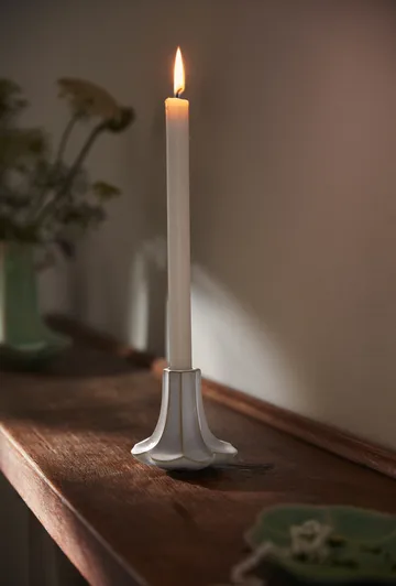 Kantarell ljusstake - Sand, 10 cm - Kähler