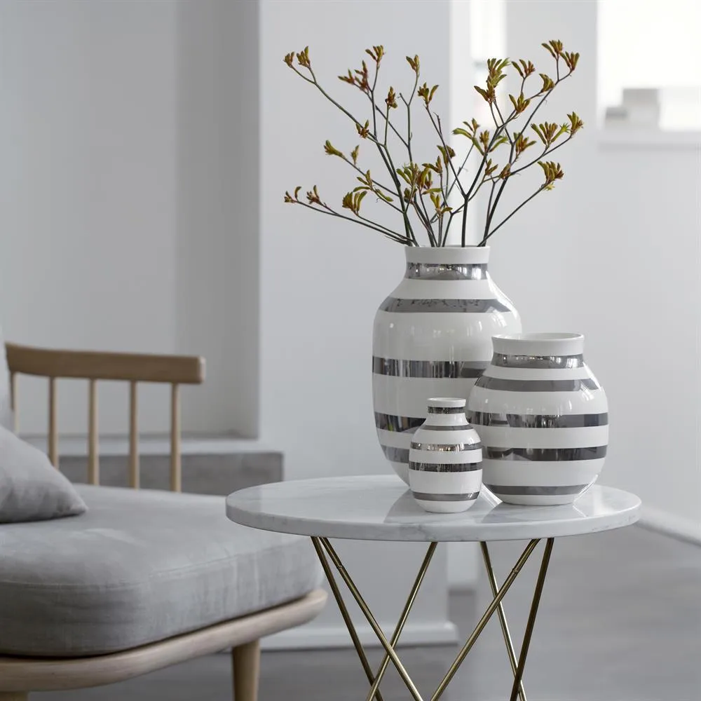 Omaggio vas silver, liten Kähler
