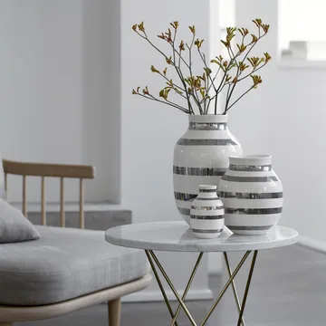 Omaggio vas silver - mellan - Kähler