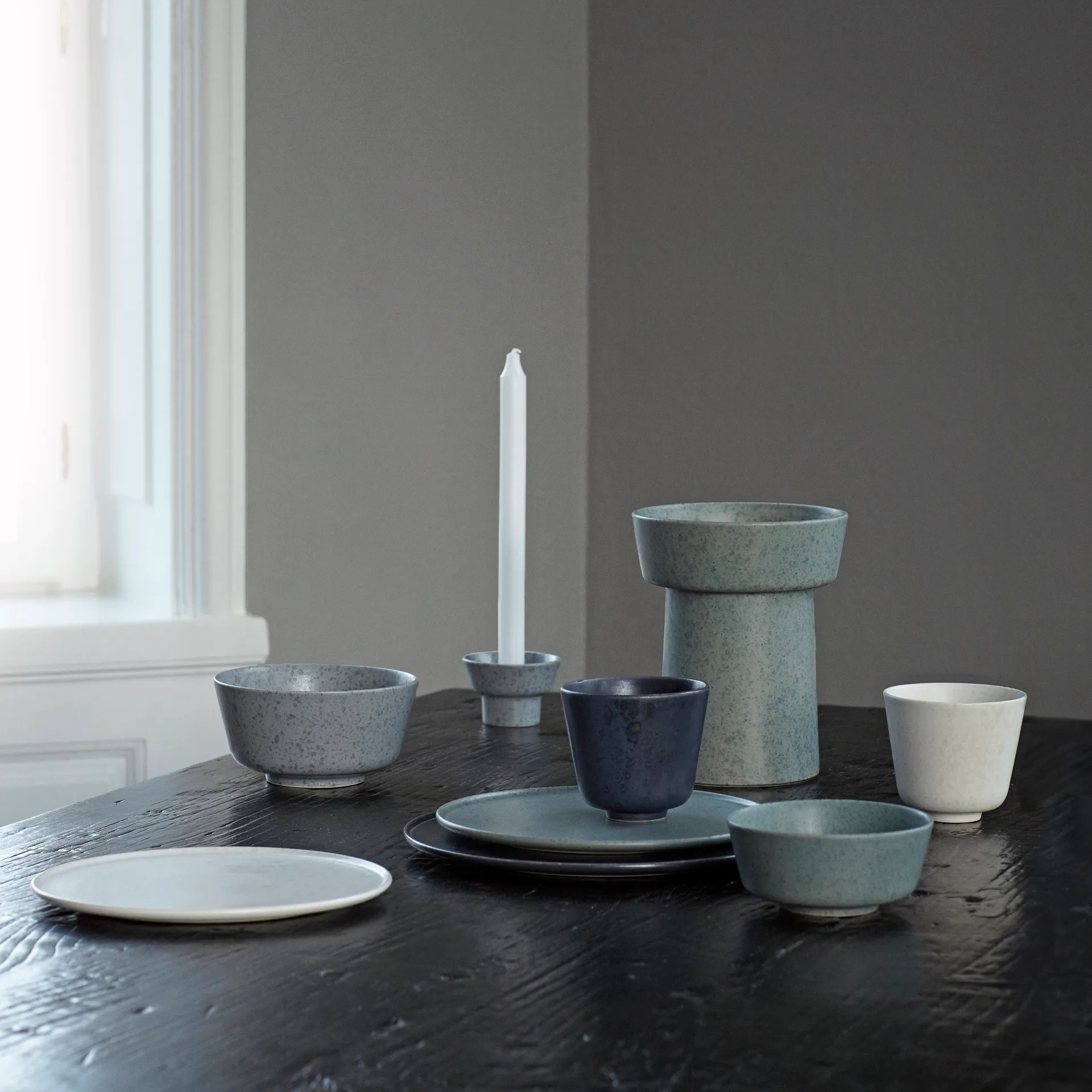 Ombria skål liten, granite green (grön) Kähler