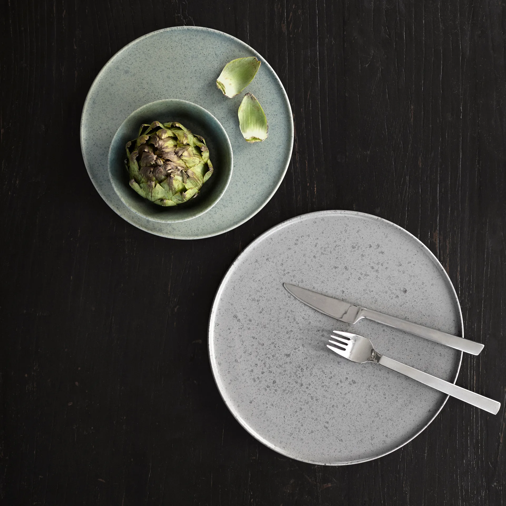 Ombria tallrik Ø 27 cm, slate grey (grå) Kähler