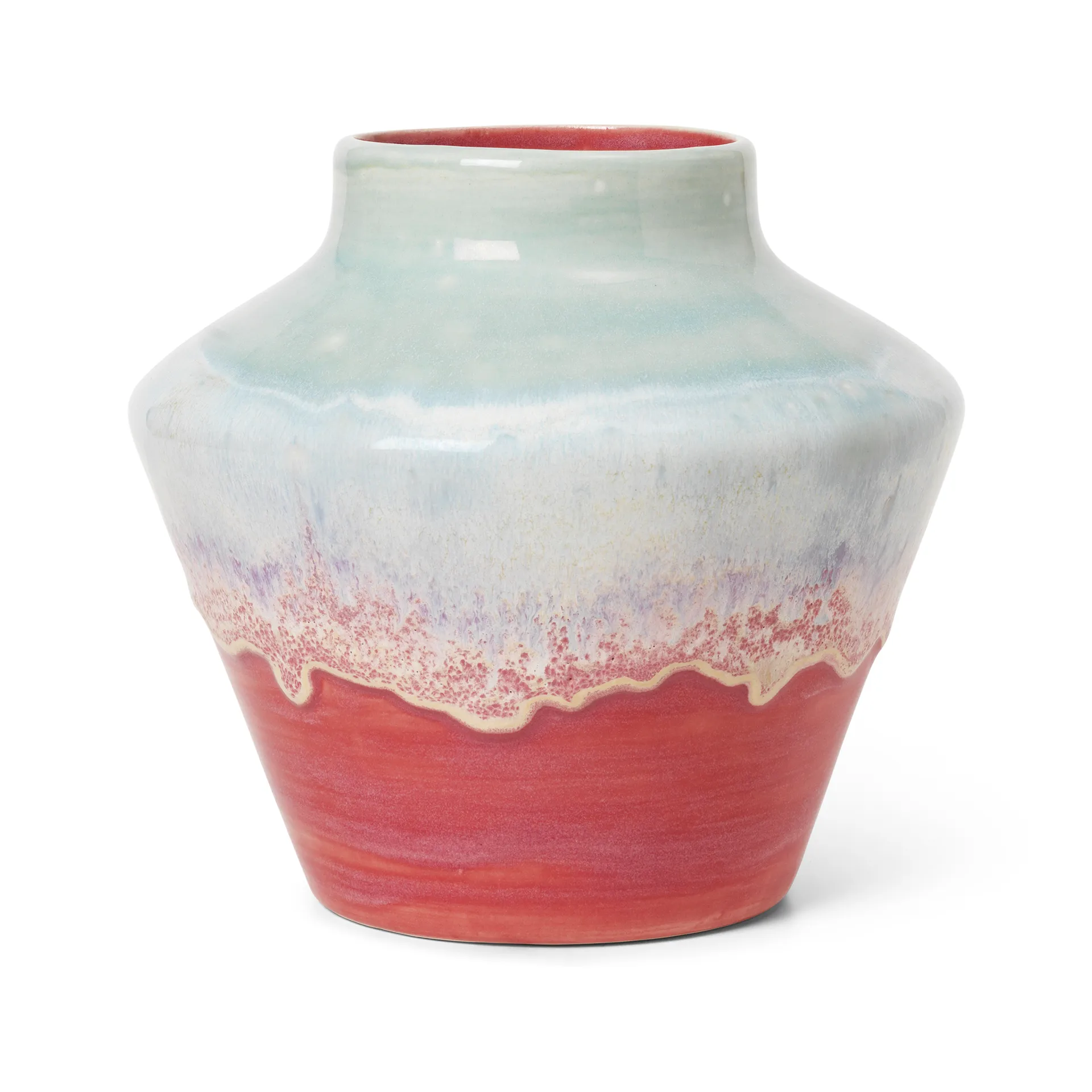 Poppery vas 20,5 cm, Mint-pink Kähler