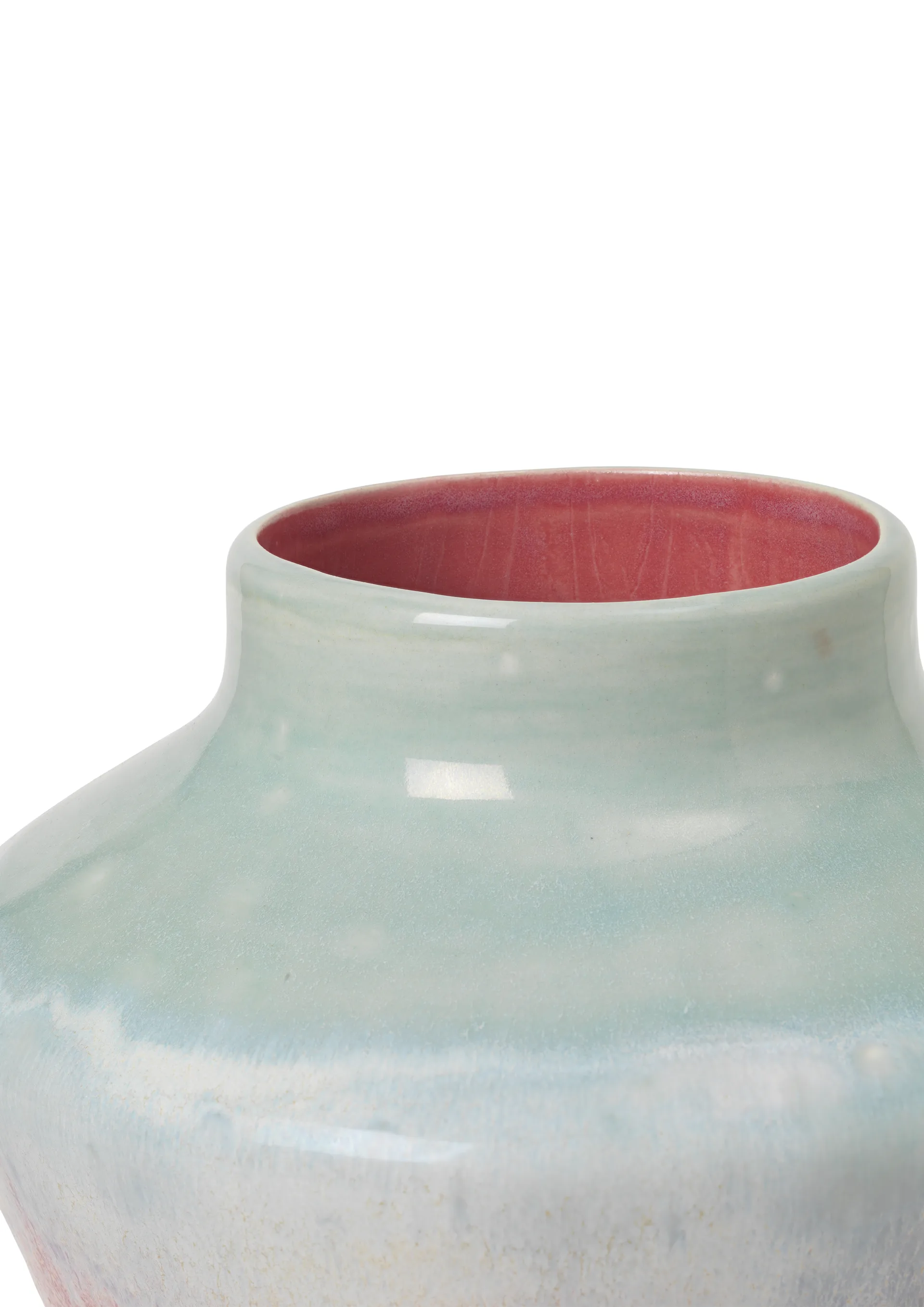 Poppery vas 20,5 cm, Mint-pink Kähler
