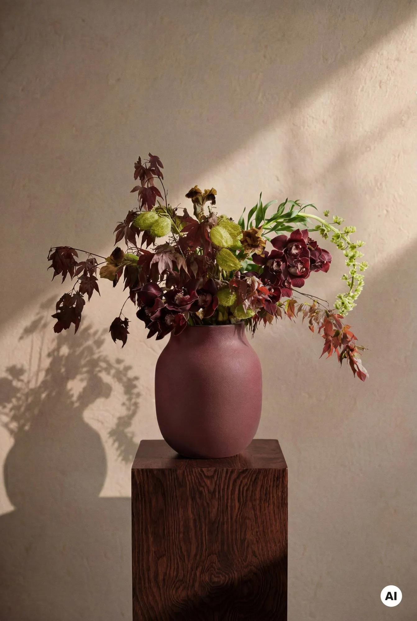 Studio Omaggio vas, Bordeaux, 20 cm Kähler