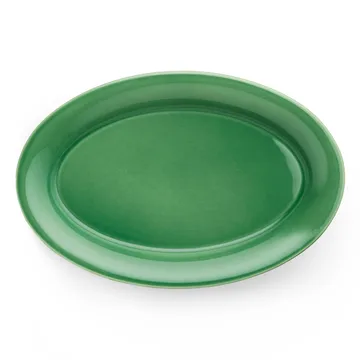 Ursula oval tallrik 18,5x28 cm - Mörkgrön - Kähler