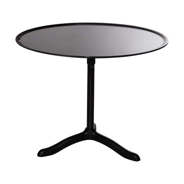 Cassis soffbord Ø47 cm - Black anodized aluminum-black - Källemo