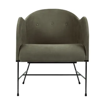 El Novillero fåtölj - Läder Nubuck 512-svart stativ - Källemo