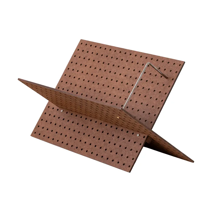 FF01 Det Perforerade Möblemanget bokvagga - Masonit-valnöt, 53x33x54 - Källemo