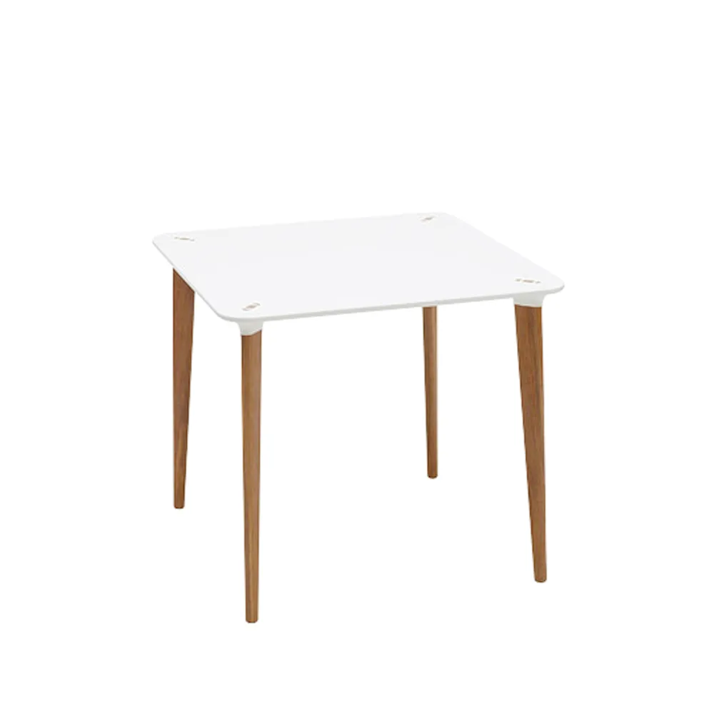 Buff matbord 70x72 cm, Vit, oljade ekben Karl Andersson & Söner