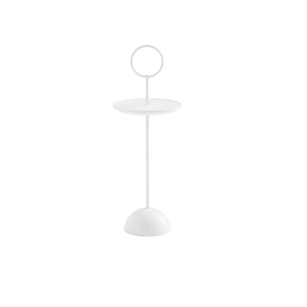 Lollipop bord med ring Ø29xH55 cm, Snövit Karl Andersson & Söner