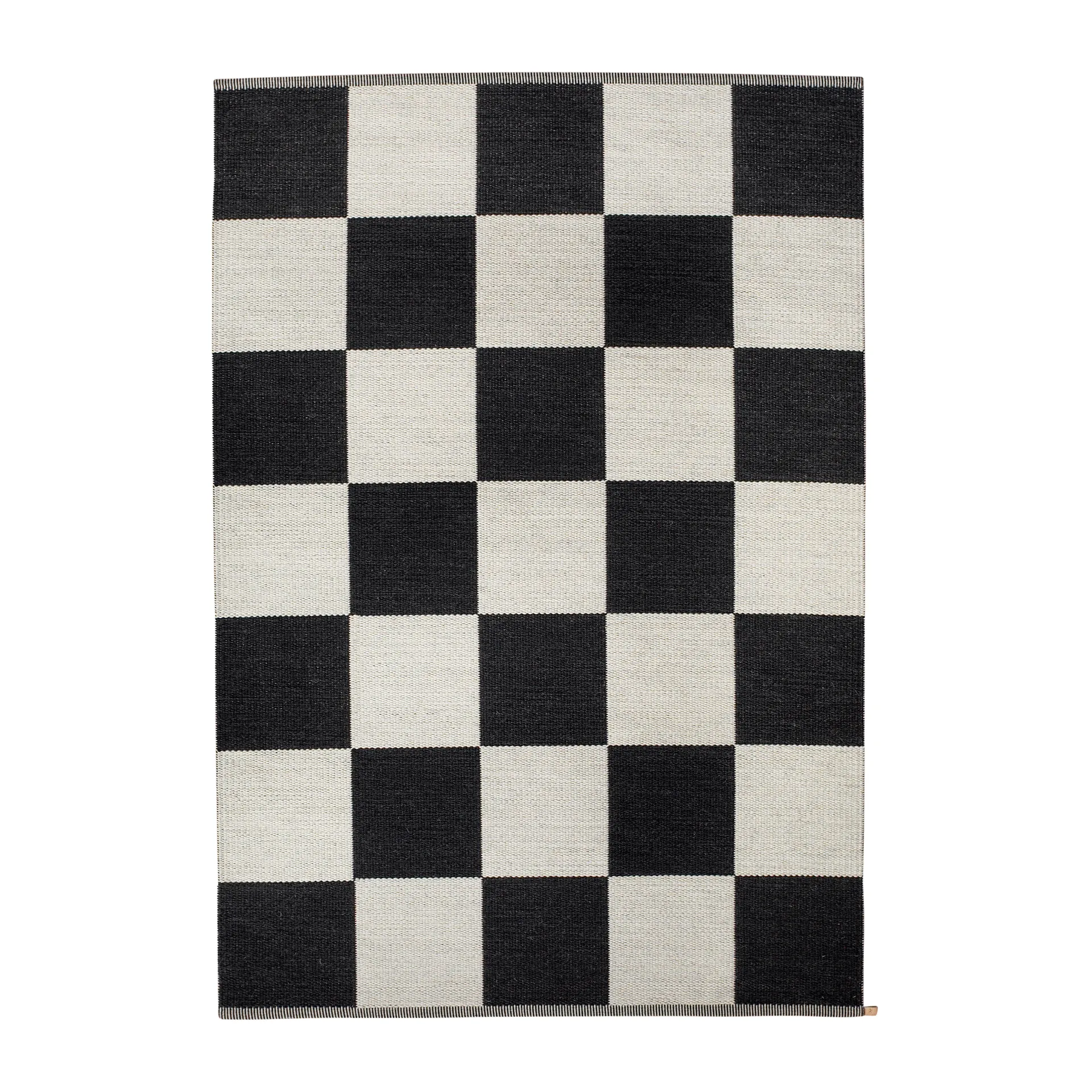 Checkerboard Icon matta 165x240 cm, Midnight Black 554 Kasthall